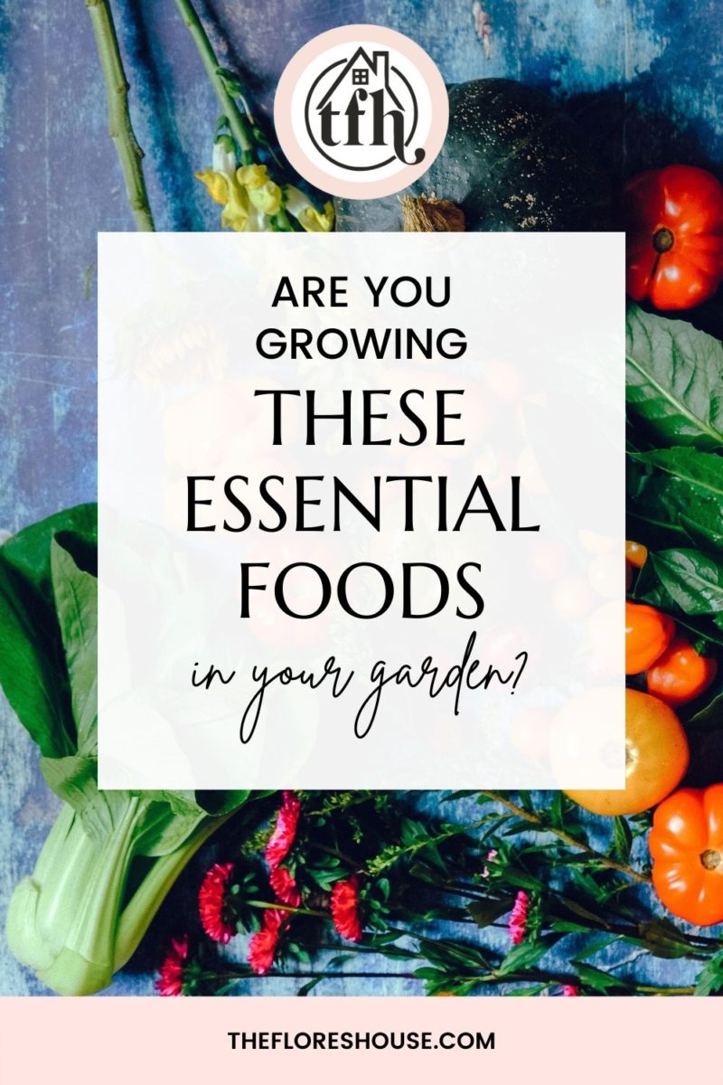essential foods you should be growing