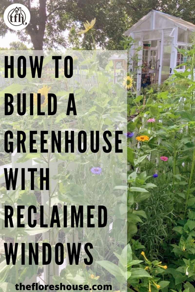 how to build a diy greenhouse with old windows