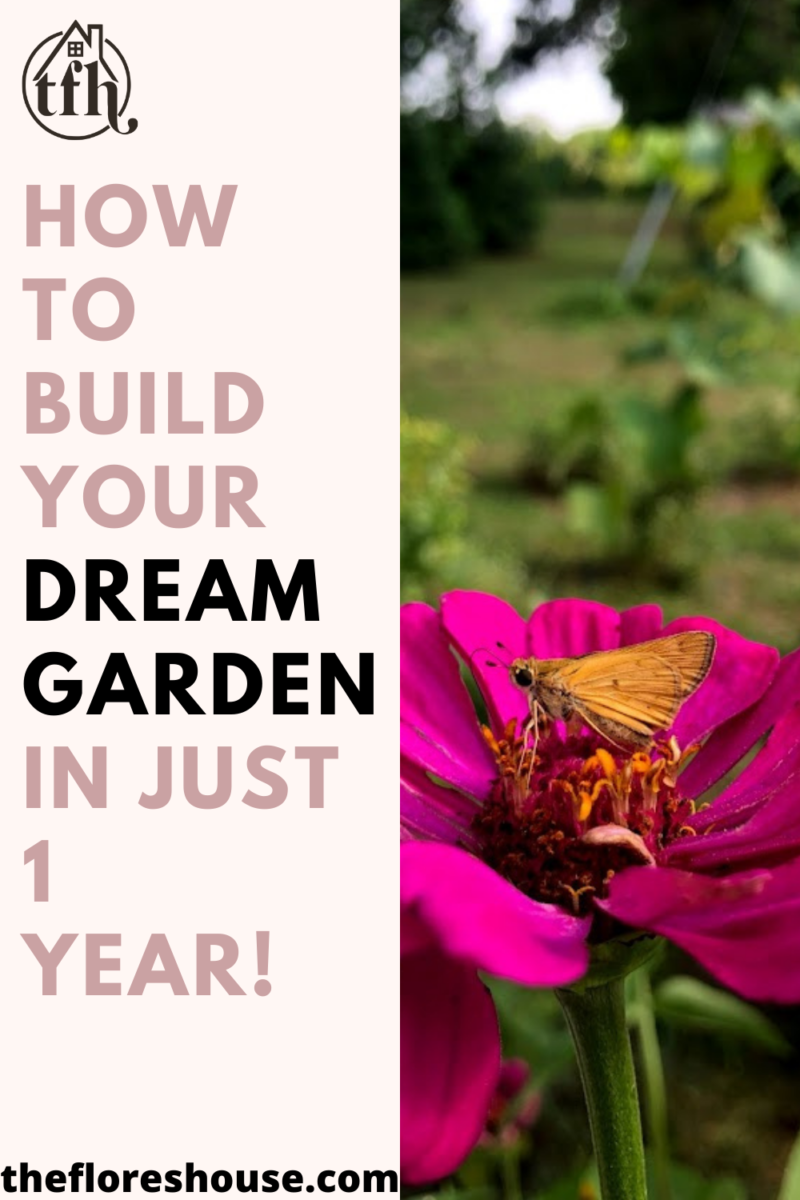 how to build your dream garden in just 1 year