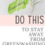 avoid greenwashing
