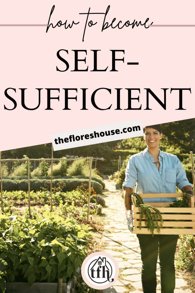 how to become self sufficient