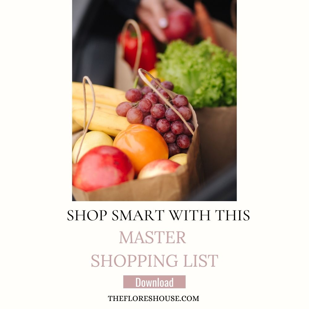 a smart grocery list template for budgeting
