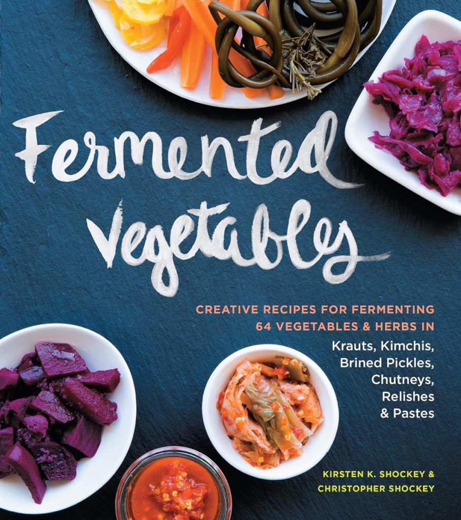 fermented vegetables and vegan probiotic foods