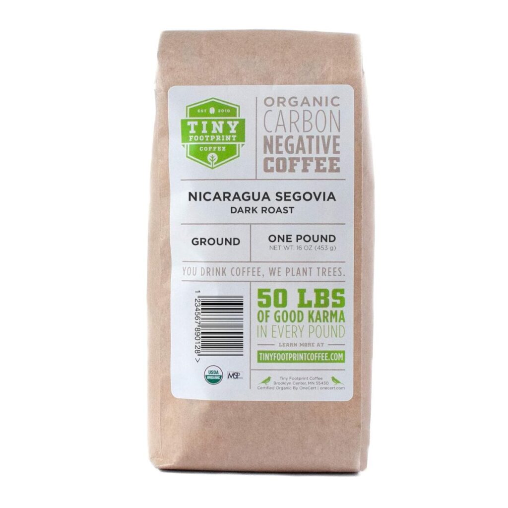the best free trade organic coffee, tiny footprint coffee