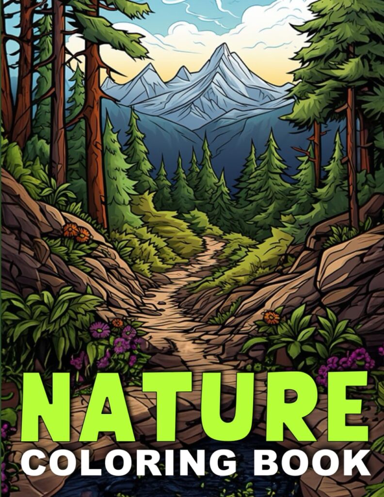 cool nature coloring books
