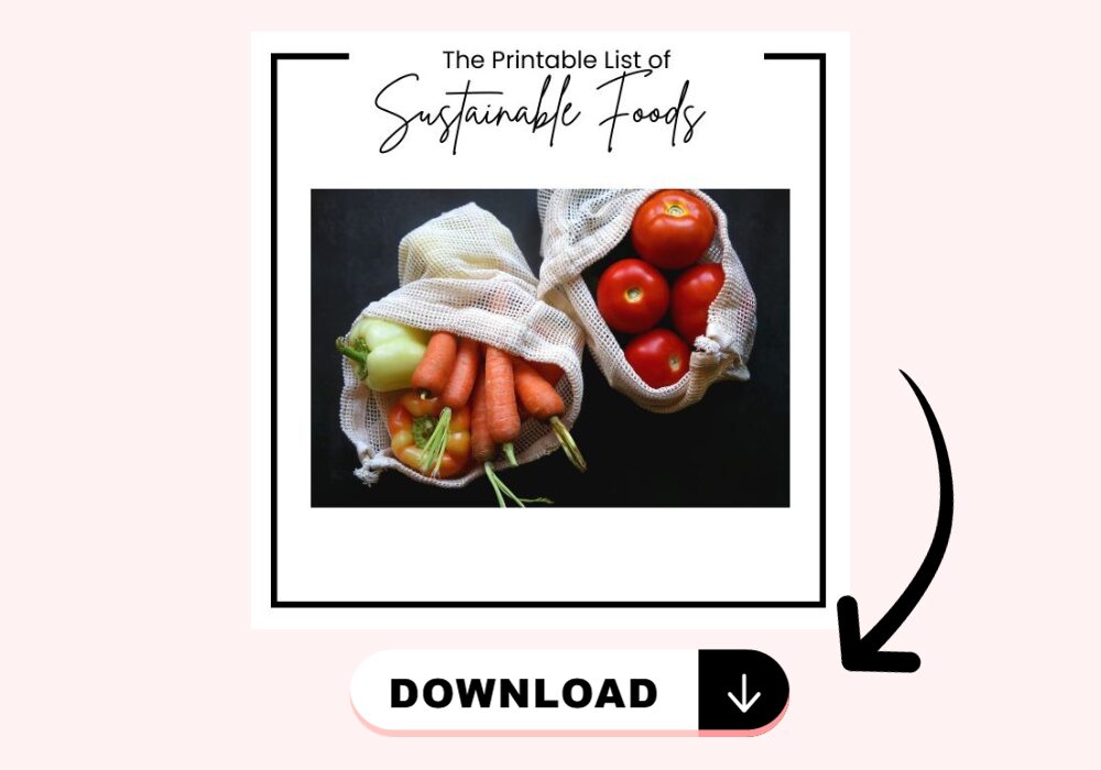 sustainable foods pdf