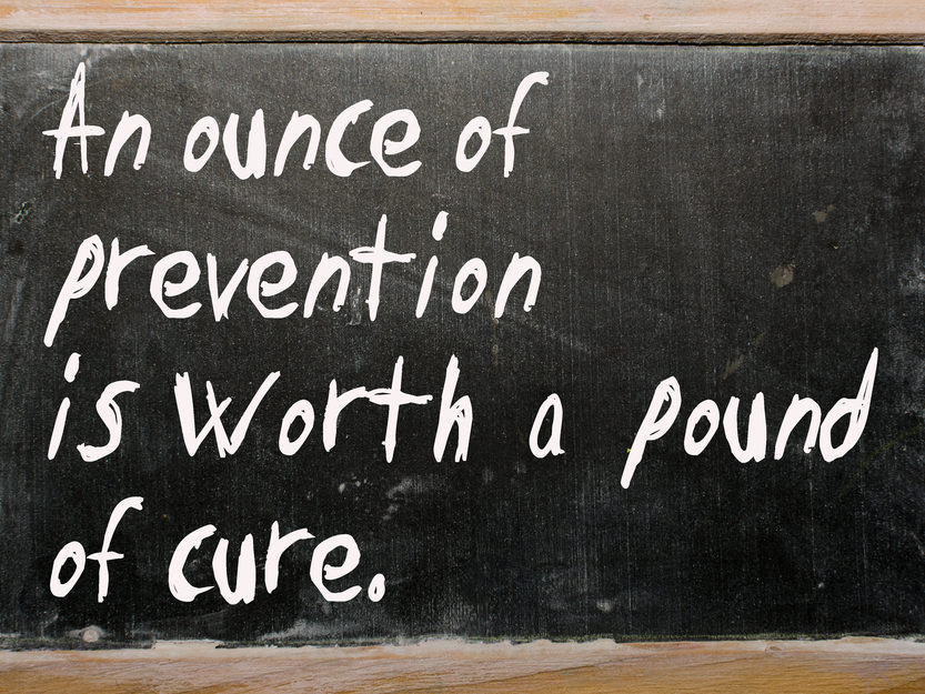an ounce of prevention is worth a pound of cure steps to prevent chronic illness
